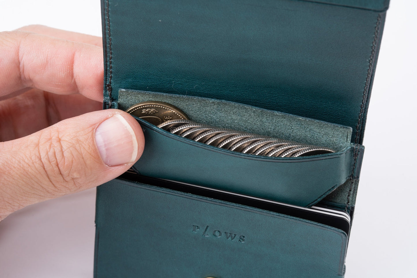 もっと 小さく薄い財布 dritto 2 thin　左利き用